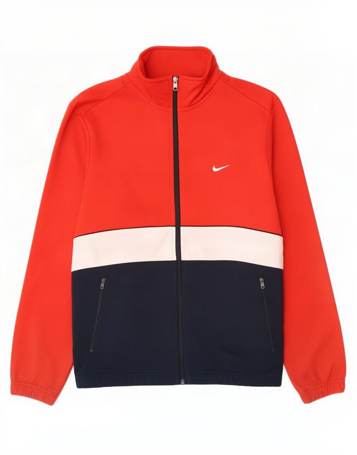 Nike Træningsdragt til mænd Topjakke Medium Rød Colourblock Polyester
