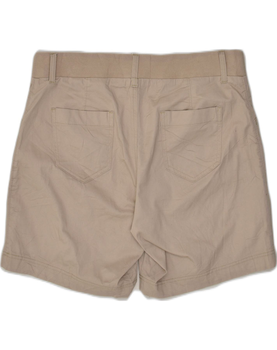 LEE Womens Mid Rise Casual Shorts US 12 Large W33 Beige Cotton | Vintage Lee | Thrift | Second-Hand Lee | Used Clothing | Messina Hembry 