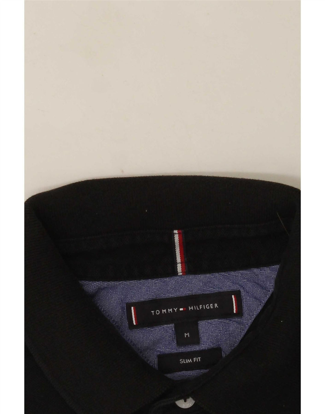 Tommy Hilfiger Polo Slim Fit Homme Noir Moyen