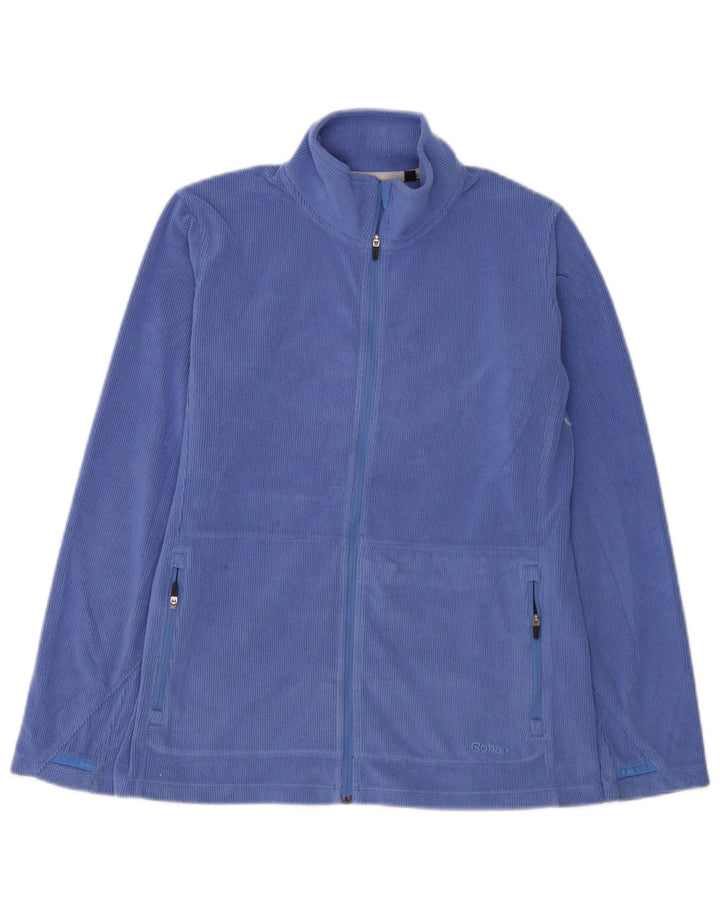 Giacca in pile oversize da donna Rohan UK 10 Small Blu Poliestere