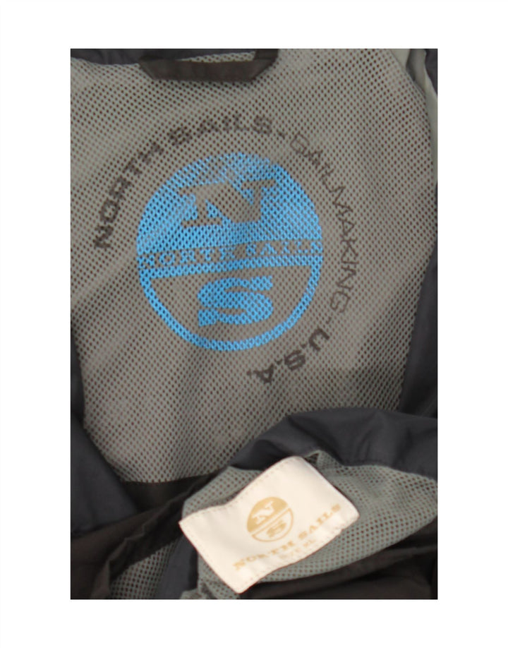 NORTH SAILS Womens Windbreaker Jacket UK 18 XL Black Polyester Vintage North Sails and Second-Hand North Sails from Messina Hembry 