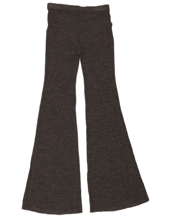 Roccobarocco Dame Flare Leggings UK 4 XS Grå Flecked