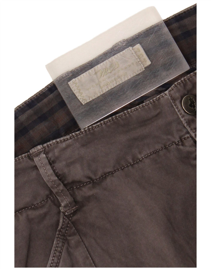MARLBORO CLASSICS Mens Straight Cargo Trousers EU 46 Small W34 L28 Grey