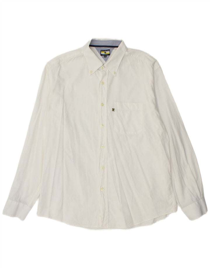 NAVIGARE Mens Shirt XL White Cotton