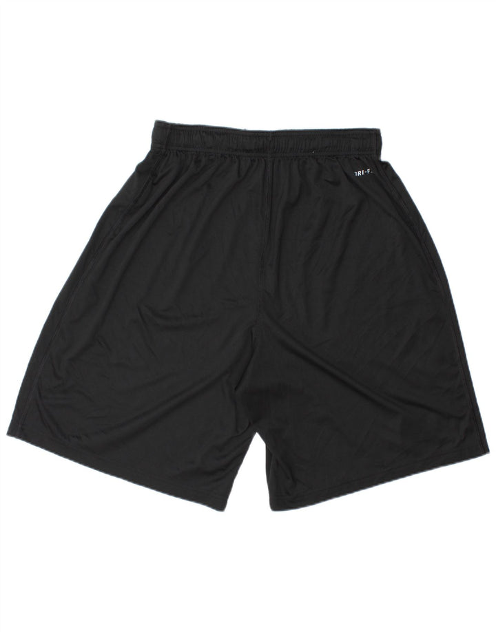 Nike Herren Dri Fit Graphic Sportshorts, groß, aus schwarzem Polyester