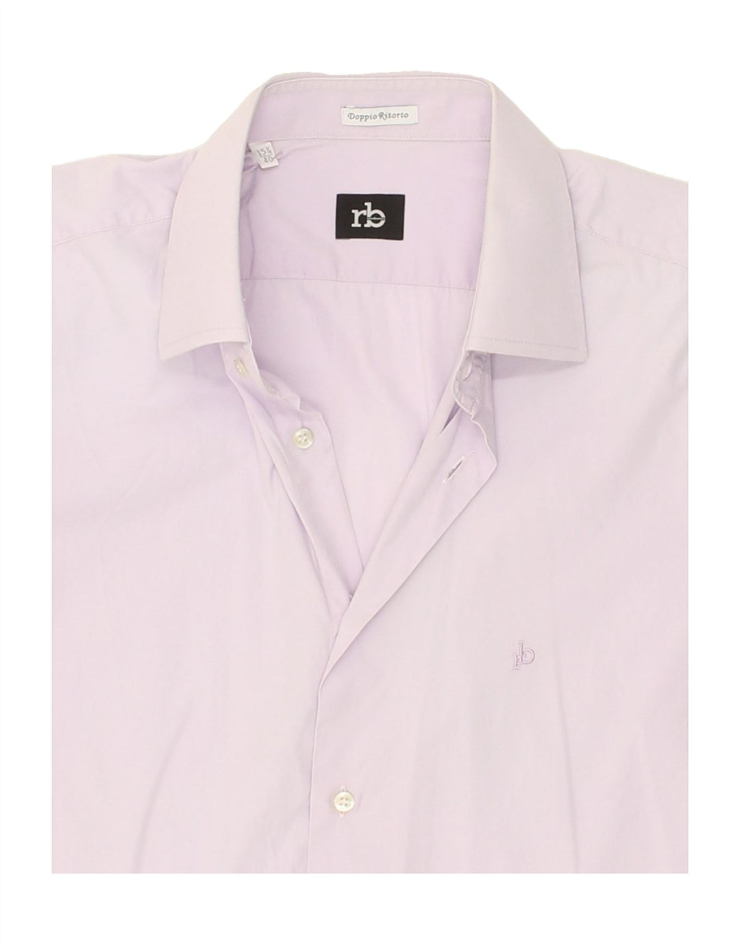 ROCCOBAROCCO Mens Shirt Size 15 3/4 40 Medium Pink Cotton Vintage Roccobarocco and Second-Hand Roccobarocco from Messina Hembry 