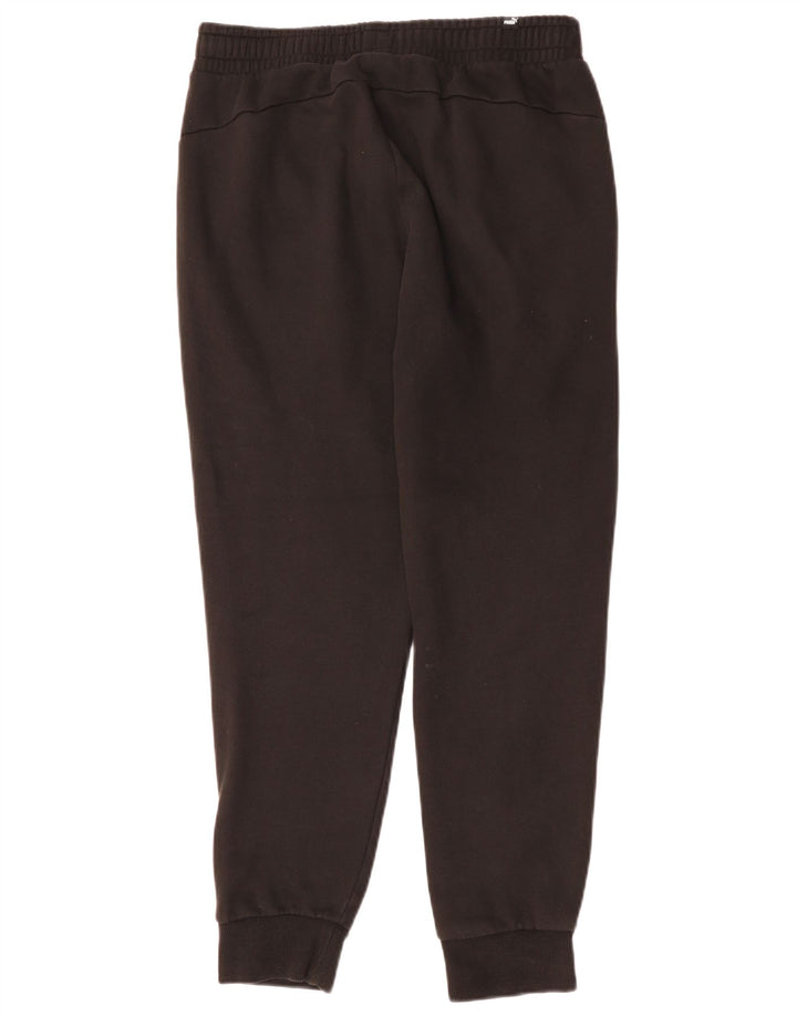 Puma Mens Tracksuit Trousers Joggers Large  Black Cotton