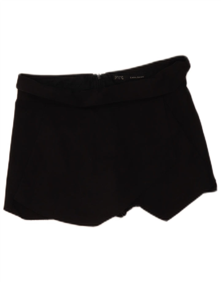 Gonna corta da donna ZARA UK 8 piccola acetato nero
