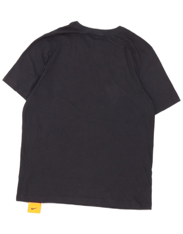 Nike Herre grafisk T-shirt Top Medium Sort Bomuld