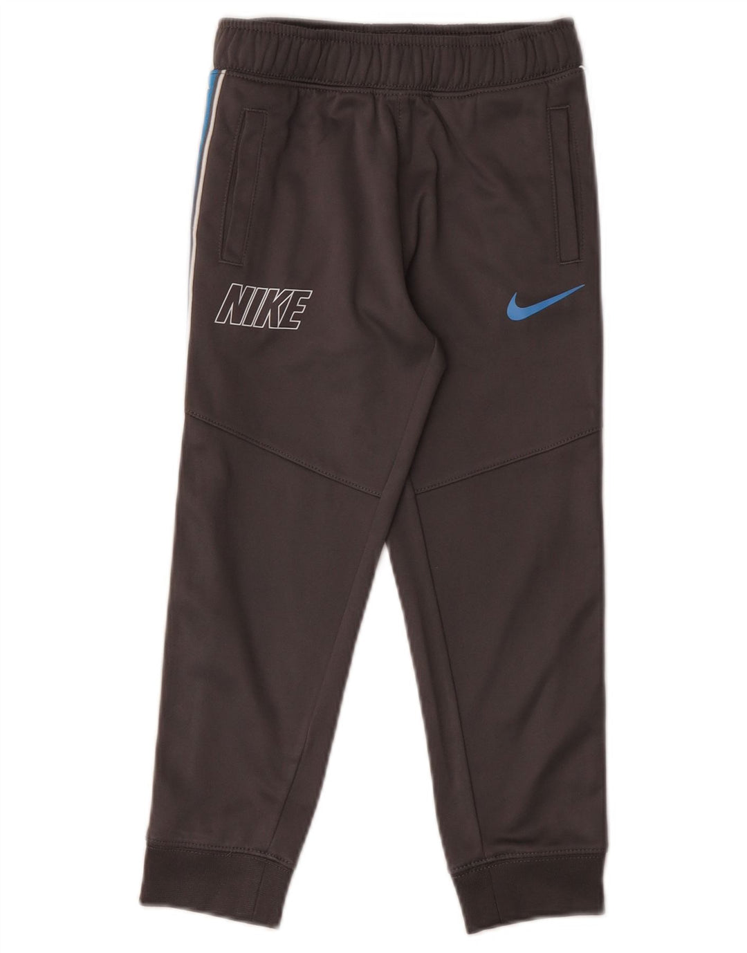 Nike Boys Dri Fit Tracksuit Trousers Joggers 5-6 Years Medium Grey