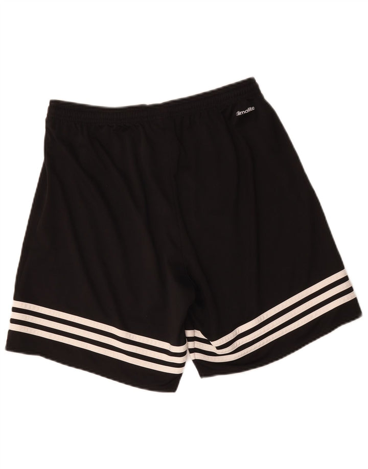 Pantaloncini sportivi Adidas Climalite da ragazzo 13-14 anni medio poliestere nero