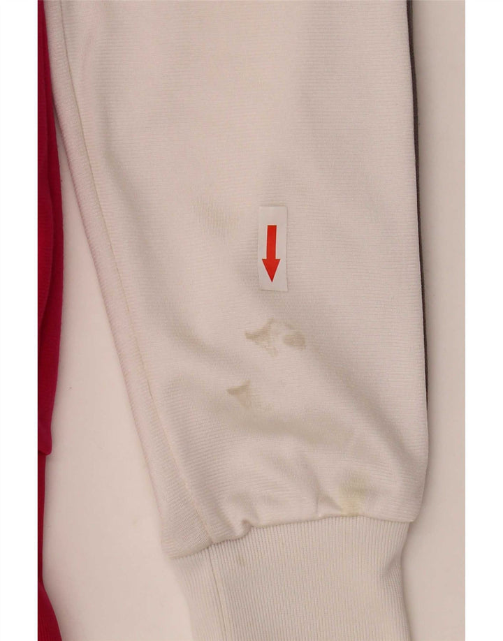 Nike Womens Graphic Tracksuit Top Jacket UK 10 Small Pink Colourblock