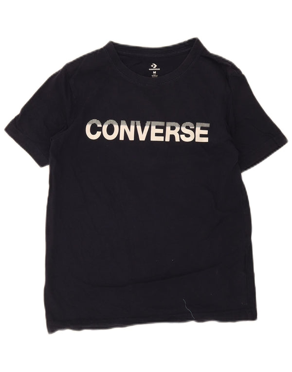 Converse Boys Regular Graphic T-Shirt Top 10-11 Years Navy Blue Cotton