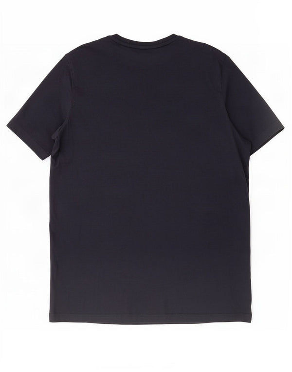 Tommy Hilfiger Mens T-Shirt Top Medium Navy Blue Cotton
