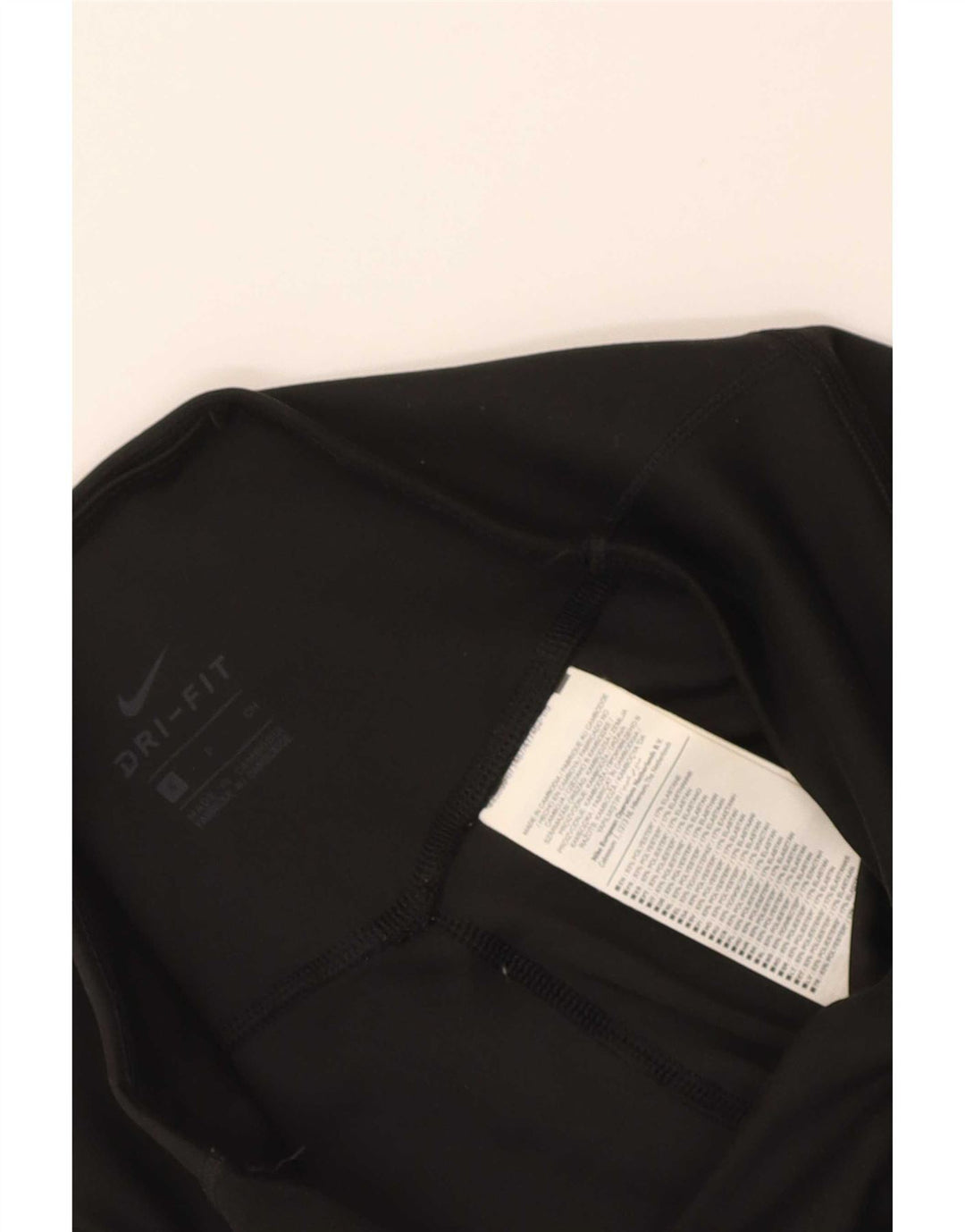 Nike Dame Dri Fit Capri Leggings UK 10 Small Black Polyester
