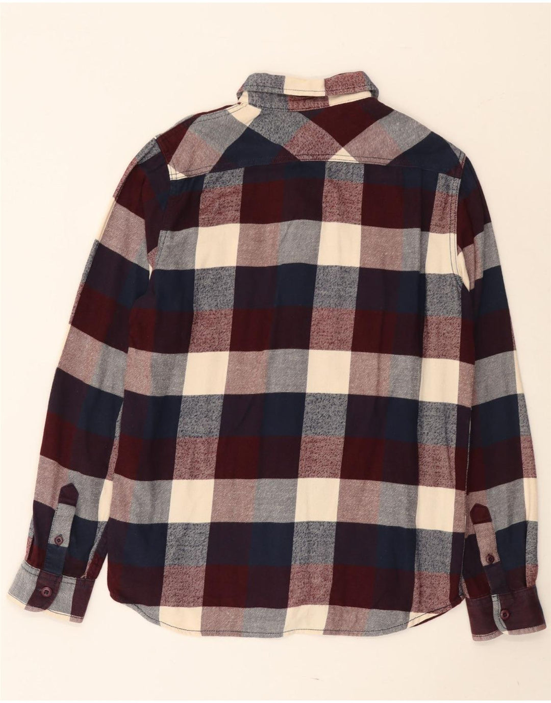 Vans Mens Flannel Shirt Small Multicoloured Plaid Cotton