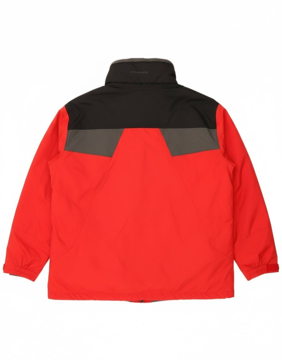 Columbia Mens Interchange Windbreaker Jacket UK 42 XL Red Colourblock