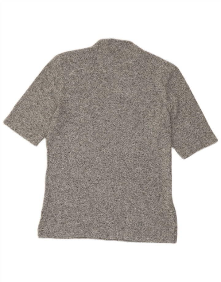 Marks & Spencer T-shirt top til kvinder UK 12 Medium Grå Flecked