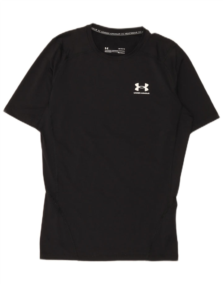 Under Armour Herren-Kompressions-T-Shirt-Oberteil, großes schwarzes Polyester