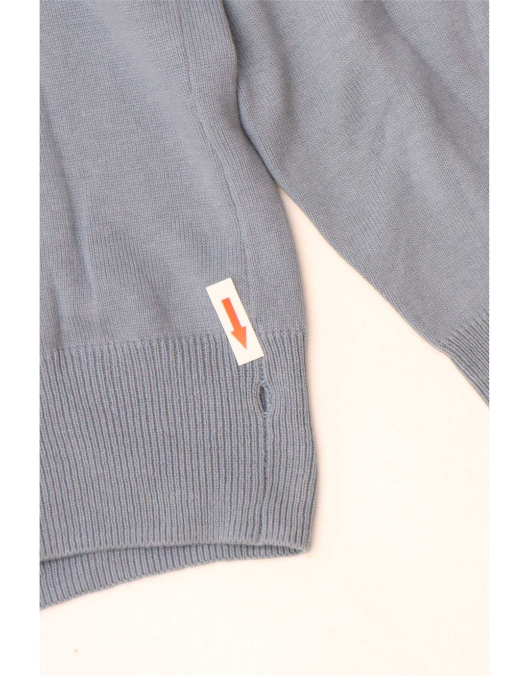 Marks & Spencer Mens Crew Neck Jumper Sweater Large Blue Cotton