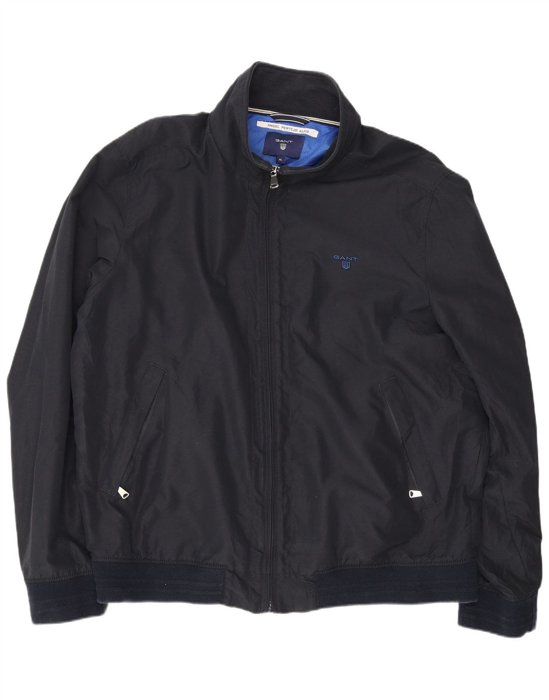 Giubbotto bomber da uomo Gant UK 42 XL poliestere blu navy