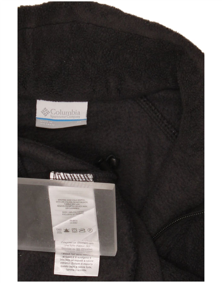 COLUMBIA Veste Polaire Femme UK 14 Moyen Noir Polyester