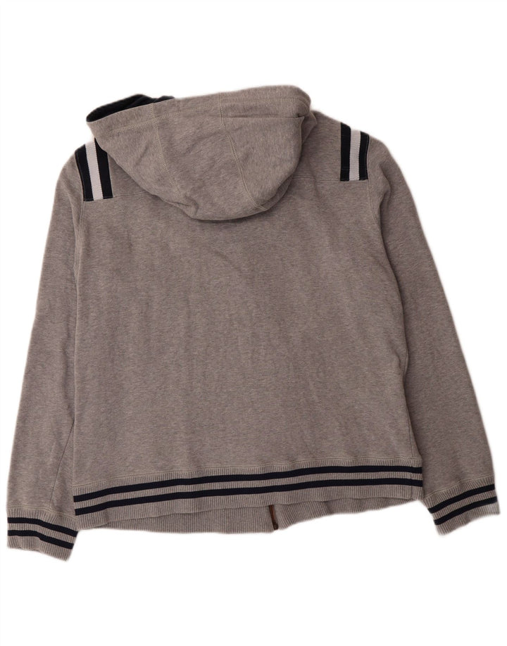 Suéter feminino com capuz e zíper CHAMPION UK 18 XL algodão cinza
