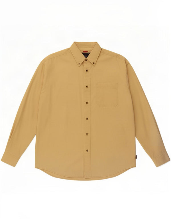 Camisa masculina Wrangler grande algodão amarelo