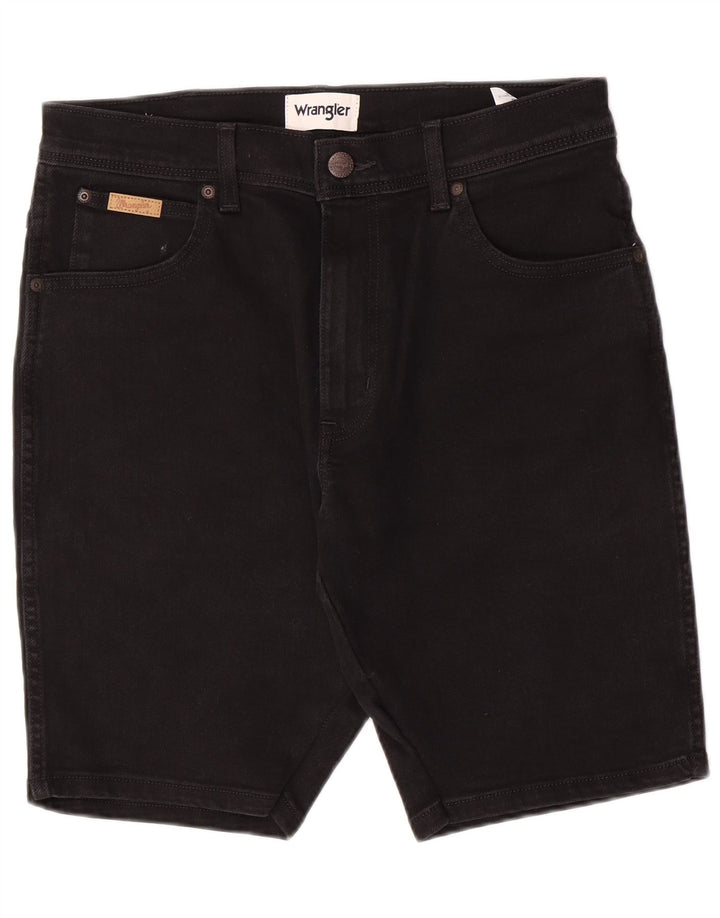 Wrangler Herre Texas Denim Shorts W30 Medium Sort Bomuld