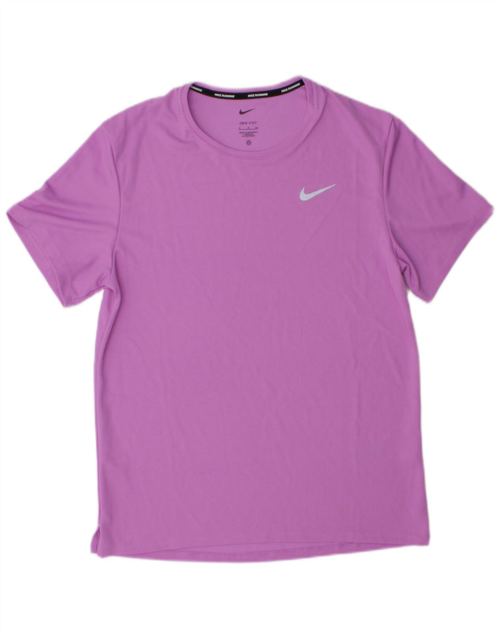 Nike Mens Dri Fit T-Shirt Top Small Purple Polyester