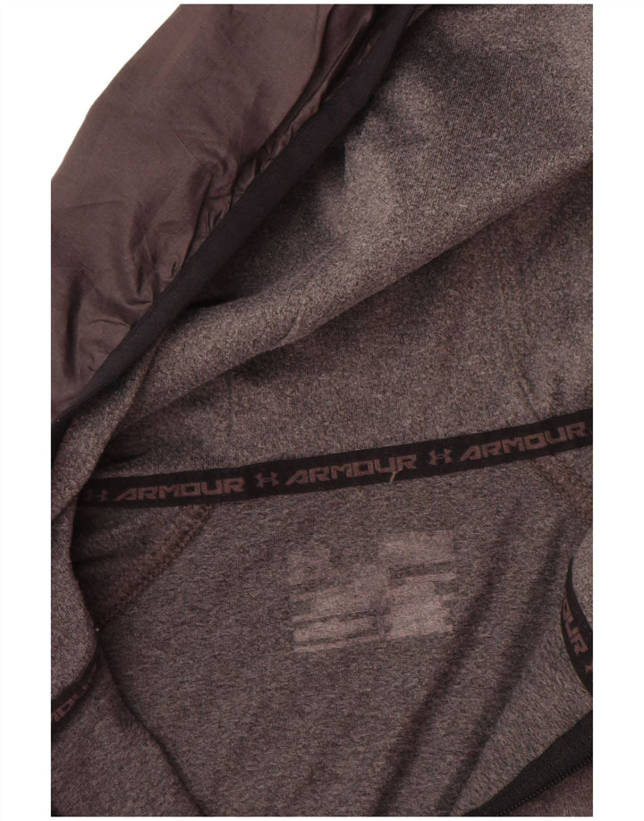 Under Armour Haut de Survêtement à Capuche pour Homme Gris Large Colorblock