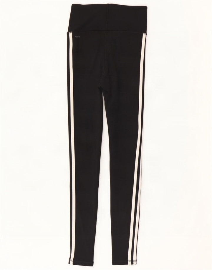Adidas Womens Climalite Leggings UK 4/6 XS Black Polyester