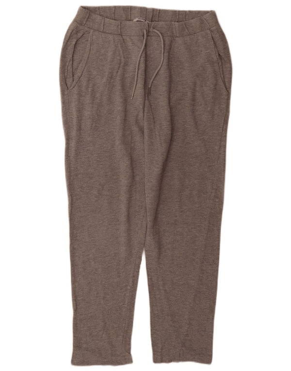Zara Womens Trafaluc Tracksuit Trousers UK 14 Large Grey Cotton
