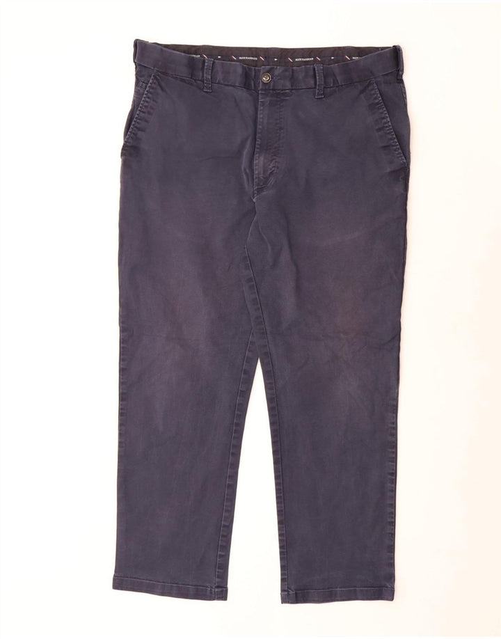 MARKS & SPENCER Herre Blue Harbor Chinobukser W38 L27 Marineblå