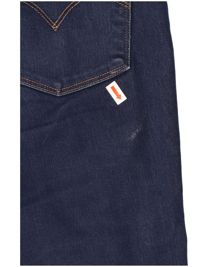 Blugi slim pentru femei LEVI'S W29 L30 bumbac bleumarin
