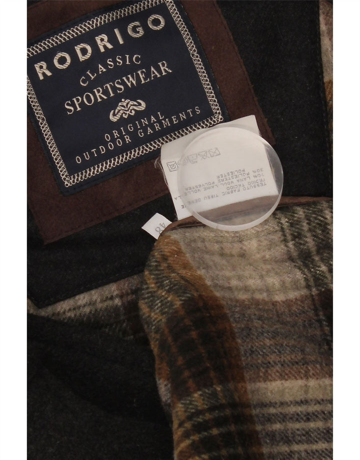 Rodrigo Duffle-coat coupe ample pour hommes IT 48 laine noire moyenne