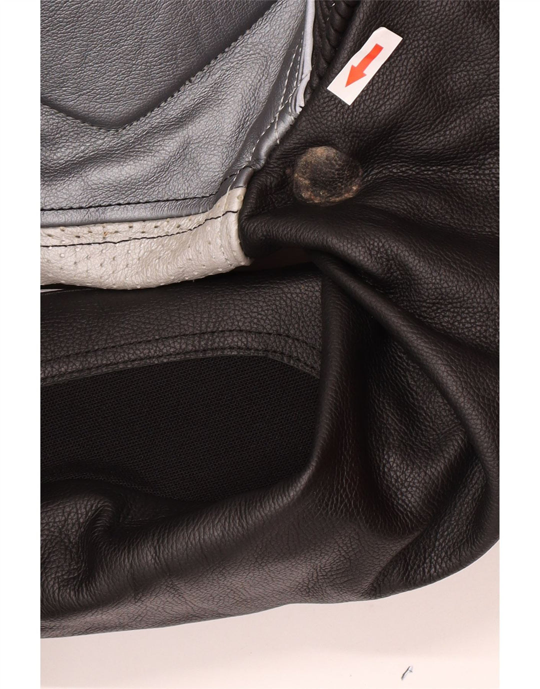 Spool Mens Graphic Leather Jumpsuit IT 52 XL W36 L30 Black Leather