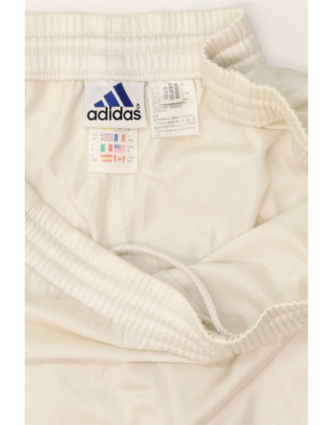 Adidas Pantalon de survêtement pour homme Blanc moyen Polyester