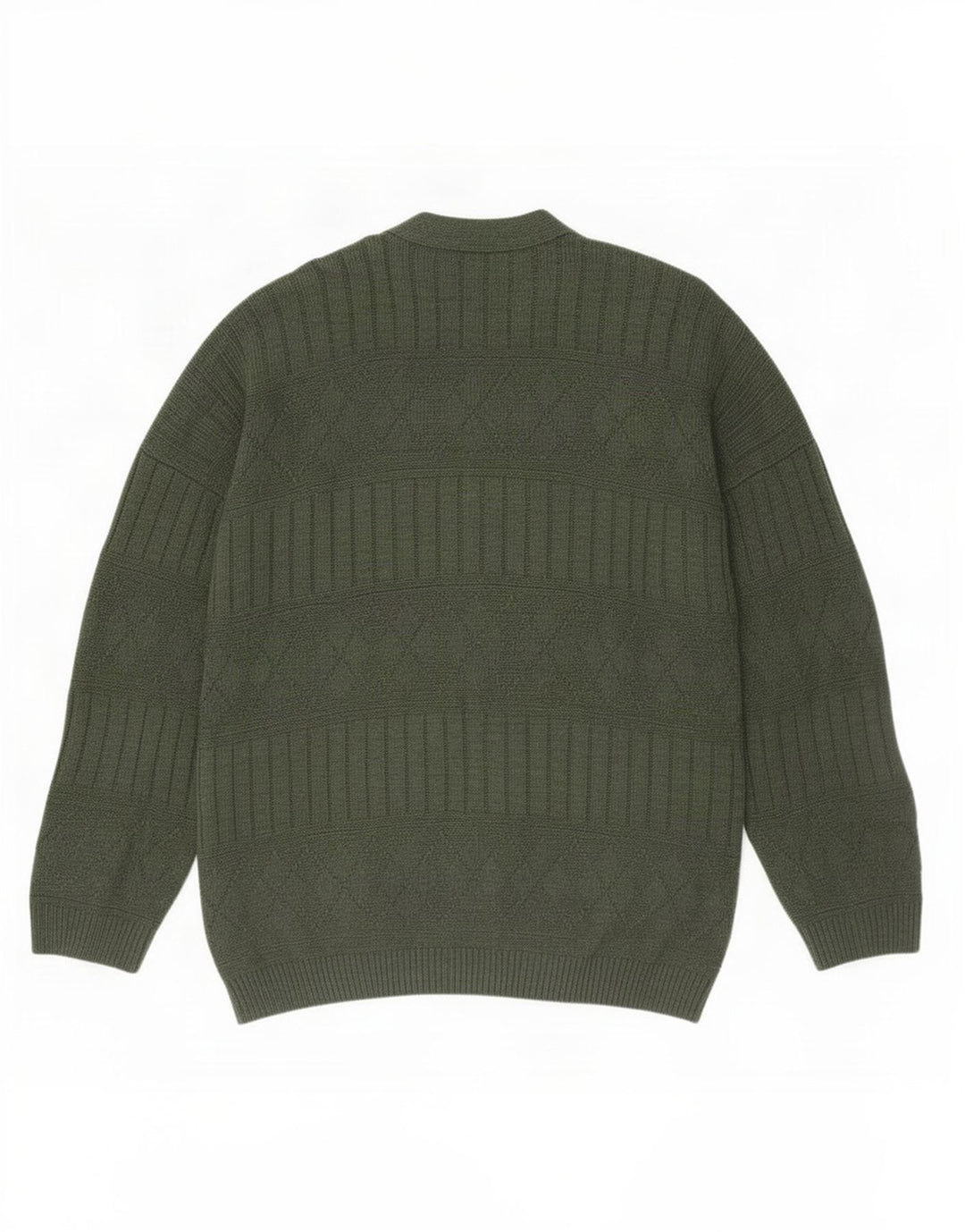 Marks & Spencer Maglione cardigan St. Michael da uomo grande verde