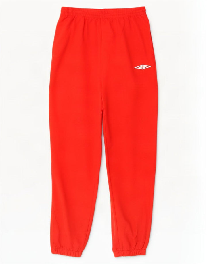 Umbro Mens Tracksuit Trousers Joggers XL Red Polyester