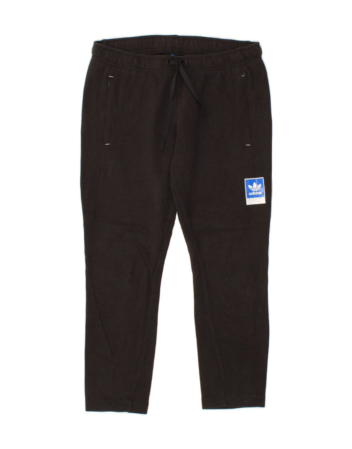 ADIDAS Womens Tracksuit Trousers UK 10 Small Black Vintage Adidas and Second-Hand Adidas from Messina Hembry 