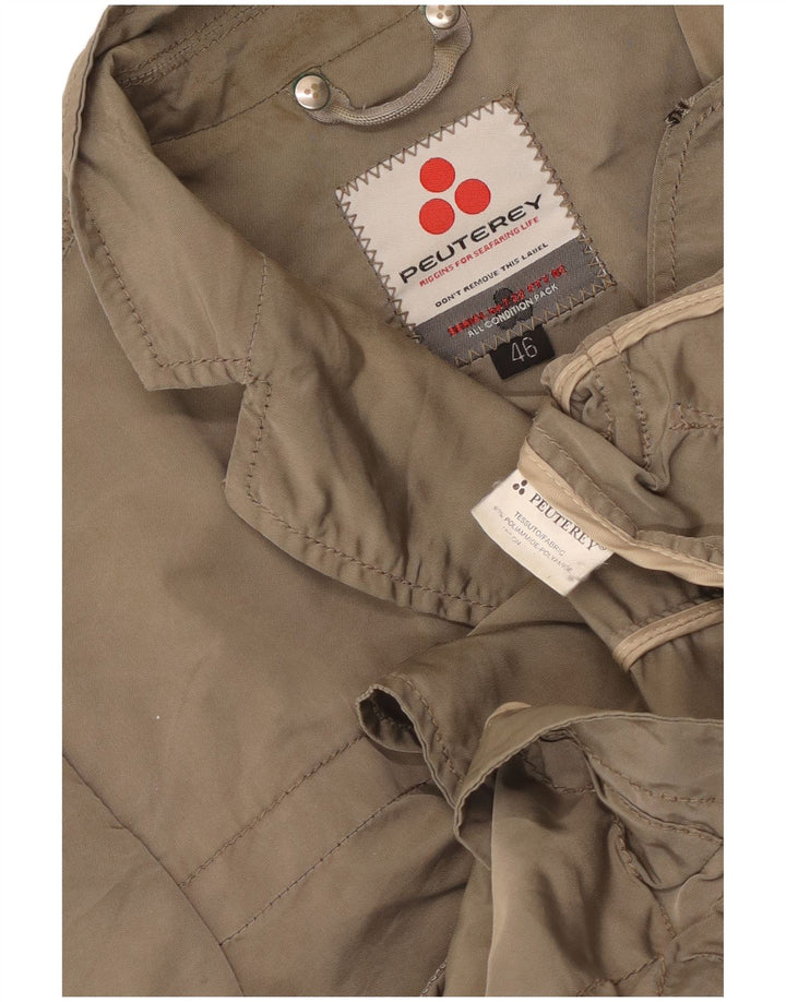PEUTEREY Damen Utility Jacke IT 46 Large Grau Polyamid