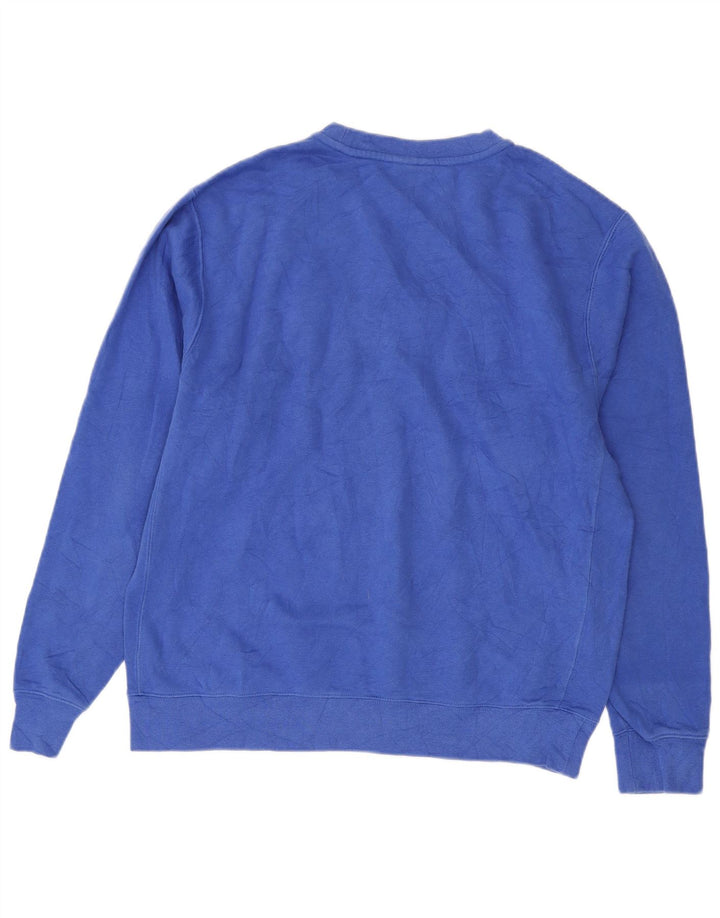 Nike Mens Graphic Sweatshirt Jumper Medium Blue Cotton