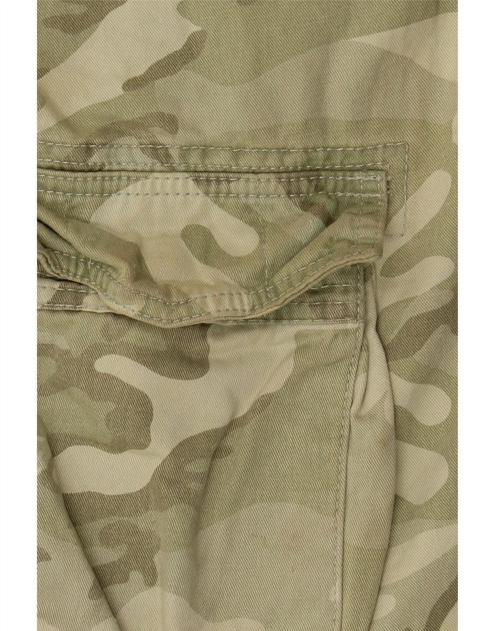 Superdry Womens Oversized 3/4 Sleeve Military Jacket UK 14 Medium Khaki