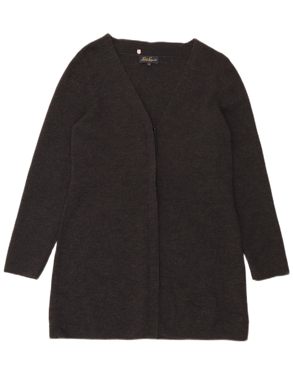 Luisa Spagnoli Womens Longline Cardigan Sweater UK 14 Large Grey