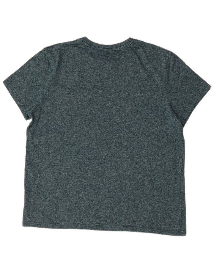 Jack Wills Herren T-Shirt Top XL Grün Polyester