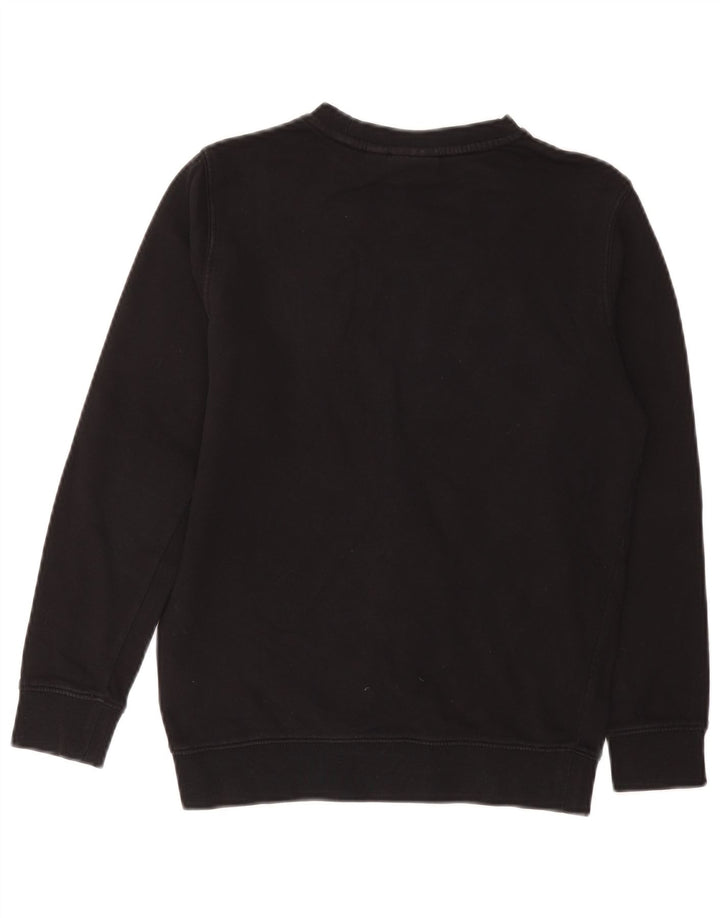 VANS Womens Graphic Sweatshirt Jumper UK 14 Medium Black Cotton
