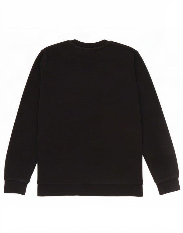 Adidas - Sudadera gráfica para niños (11-12 años, algodón), color negro