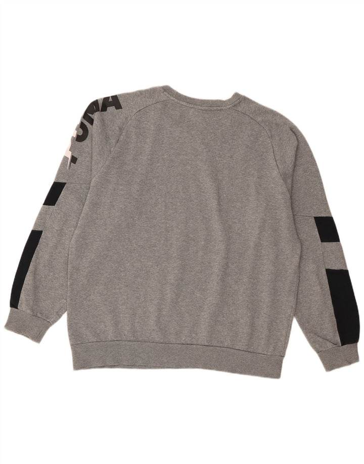 Puma Sudadera Gráfica Para Hombre Jumper Large Gris Colorblock