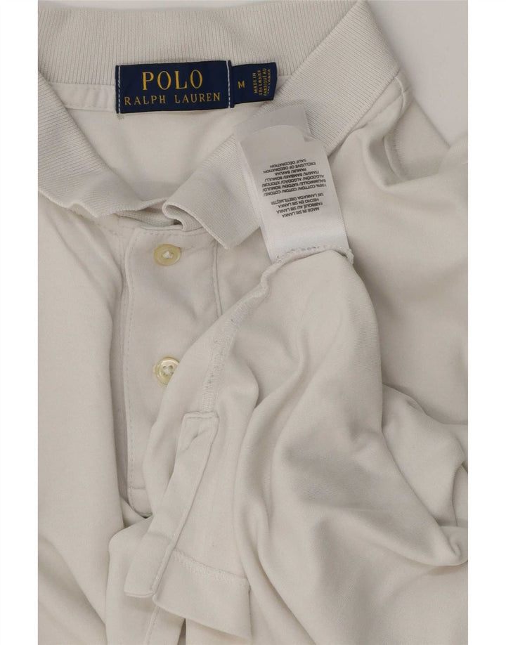 Polo Ralph Lauren Camicia da uomo in cotone bianco medio